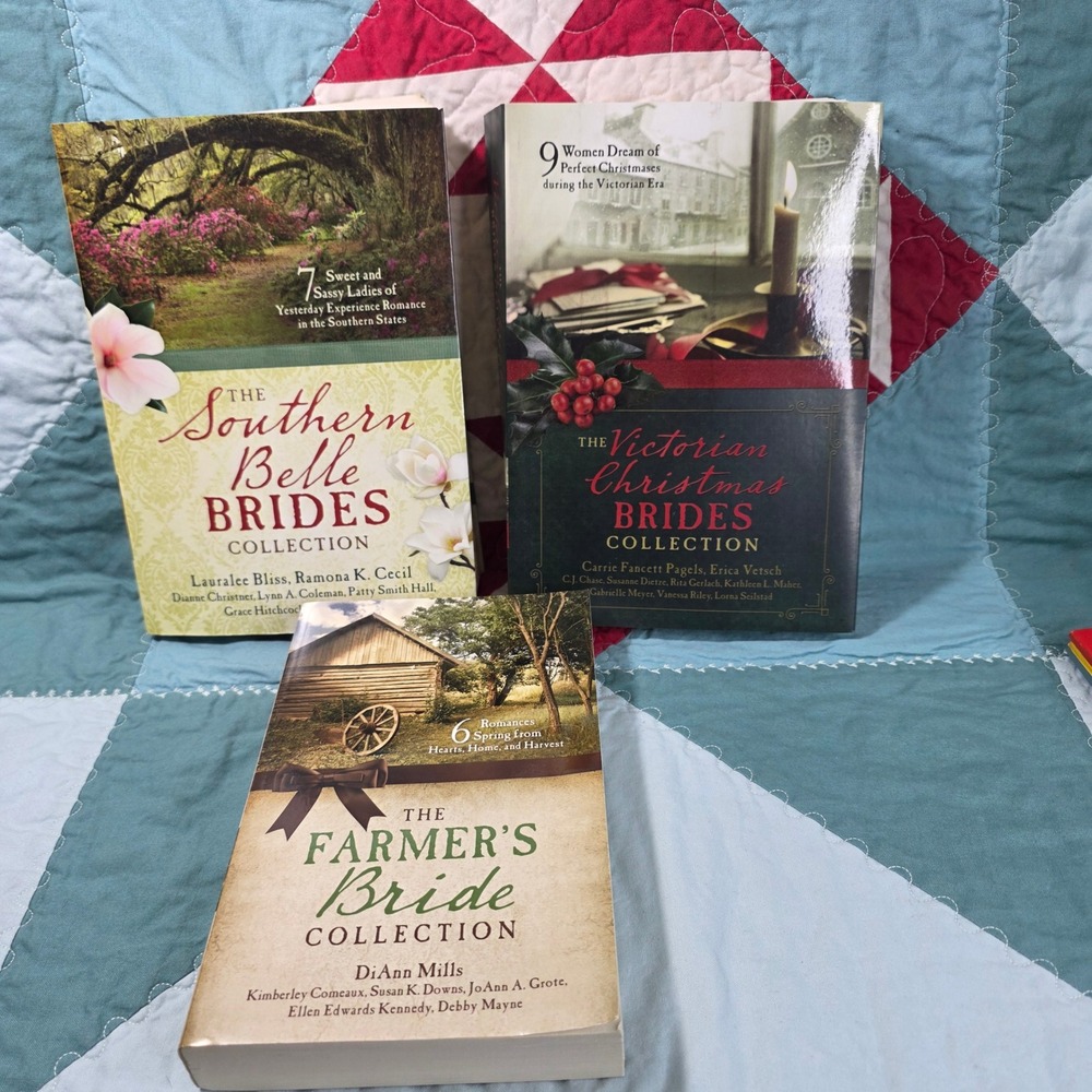 Barbour Publishing Christian Romance Brides Collection 3 Books Historical